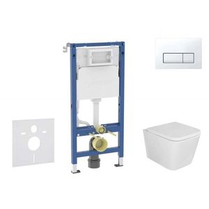 GEBERIT Duofix Set předstěnové instalace, klozetu Arkas I a sedátka softclose, tlačítko Delta50, alpská bílá SANI11CA3159B obraz