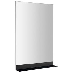 AQUALINE Zrcadlo s policí 40x65cm, CU free, černá mat 22491S obraz