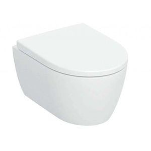 GEBERIT iCon Závěsné WC se sedátkem SoftClose, TurboFlush, Rimfree, matná bílá 503.049.JT.1 obraz