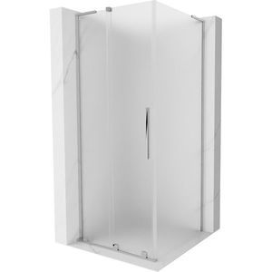 MEXEN/S Velar L sprchový kout, posuvné dveře 90 x 90, dekor, chrom 871-090-090-33-01 obraz
