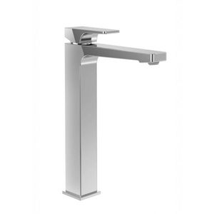 VILLEROY & BOCH Architectura Square Umyvadlová baterie s výpustí Push-Open, AquaSmart, chrom TVW12500200061 obraz