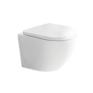 Mereo WC závěsné kapotované, RIMLESS, 490x370x360, keramické, vč. sedátka CSS126 VSD82S2 obraz