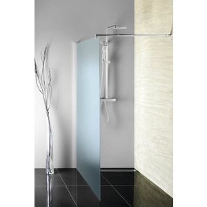 AQUALINE WALK-IN zástěna jednodílná k instalaci na zeď, 1200x1900, sklo Brick WI120 obraz