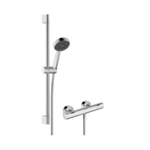 HANSGROHE Activera Select S Sprchový set s termostatem, 2 proudy, EcoSmart, chrom 28876000 obraz