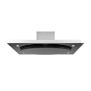 Klarstein Secret Service, digestoř, 110 cm, stropní, 800 m³/h, sklo, LED, černá obraz