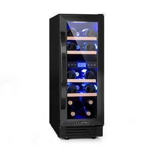 Klarstein Vinovilla 17 Built-in Duo Onyx Edition, vinotéka, 53 l/17 lahví, skleněné dveře obraz