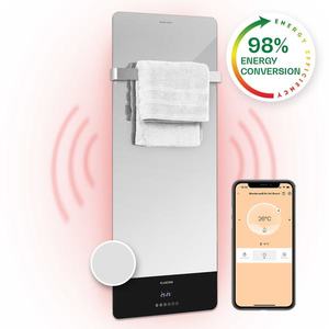 Klarstein Hot Spot Crystal Reflect Smart, infračervený ohřívač, 850 W, aplikace, časovač, zrcadlo obraz