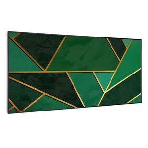 Klarstein Wonderwall Air Art Smart, infračervený ohřívač, 120 x 60 cm, 700 W, zelená čára obraz