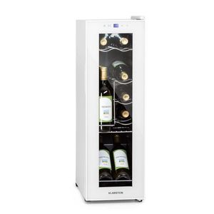 Klarstein Shiraz 12 Slim, vinotéka, 32 l/12 lahví, dotykové ovládání, 85 W, 5-18 °C obraz