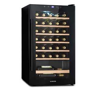 Klarstein Barossa 32 Uno, vinotéka, 95 l/36 lahví, 1 zóna, dotykové ovládání obraz