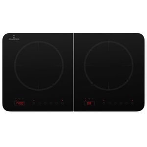 Klarstein Cookio, indukční varná deska, 3500 W, 2 zóny, časovač, sklokeramika obraz