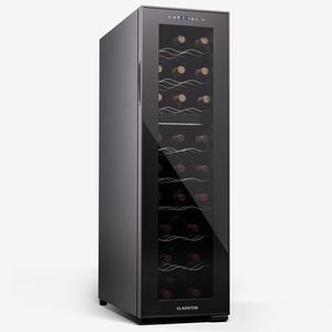 Klarstein Shiraz 24 Duo, vinotéka, 2 zóny, 75 l/24 lahví, 5-18 °C, dotykové ovládání obraz