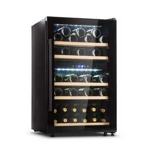 Klarstein Barossa 40D, vinotéka, 135 l/41 lahví, 2 zóny, skleněné dveře, dotykové ovládání obraz