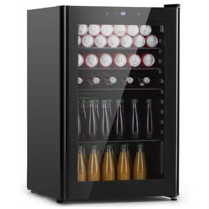 Klarstein Beercave 115 Lednice 115 ltr 4 police Trojité izolované skleněné dveře Dotyková vrstva obraz