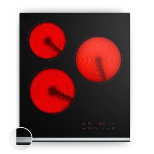 Klarstein Verosteel sklokeramická deska | 3 zóny | Minimalistická, Výkonná | 5000 W | 45 cm obraz