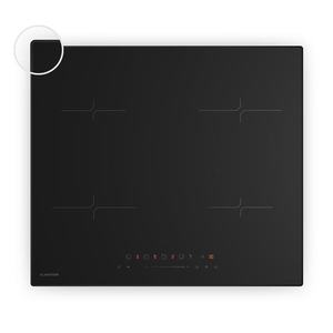 Klarstein Indukční varná deska Velaire, elegantní, minimalistická, výkonná, 4 varné zóny, 7.000 W, 60 cm obraz