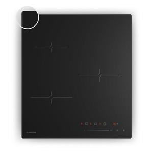 Klarstein Indukční varná deska Velaire, elegantní, minimalistická, kompaktní, 3 varné zóny, 5.500 W, 45 cm obraz