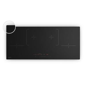 Klarstein Indukční varná deska Velaire, elegantní, minimalistická, výkonná, 4 varné zóny, 7.000 W, 90 cm obraz
