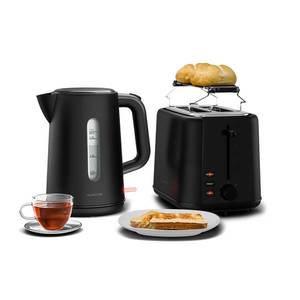 Klarstein Základní snídaňová sada Velaire | Dvouštěrbinový toustovač a rychlovarná konvice | 800 W | 1, 7 l obraz