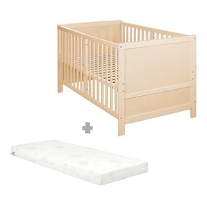 Postýlka s nastavitelnou výškou 70x140 cm v přírodní barvě Easy Sleep – Roba obraz