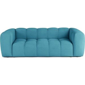 Tyrkysová sametová pohovka 225 cm Cube – Bonami Selection obraz