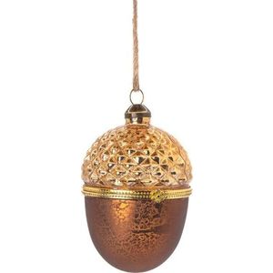 Skleněná ručně vyrobená vánoční ozdoba ø 6 cm Acorn – Sass & Belle obraz