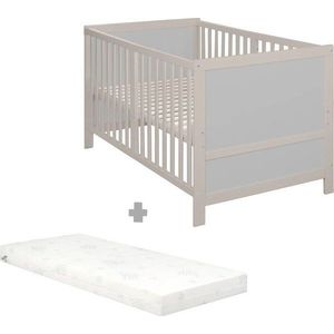 Šedá postýlka s nastavitelnou výškou 70x140 cm Easy Sleep – Roba obraz