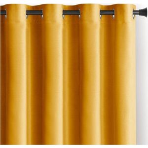 Žlutý sametový dimout závěs 140x270 cm Eyelets – Restilo obraz