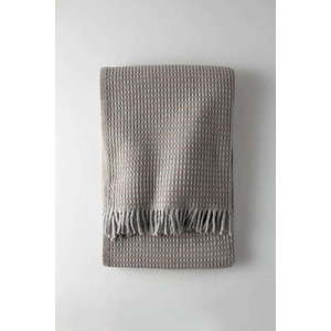 Šedá deka s příměsí bavlny 140x180 cm Uniwaffle – Euromant obraz