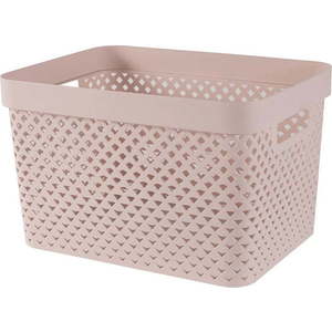 Světle růžový plastový úložný box 35, 5x26x22 cm Pure – Curver obraz