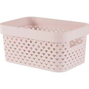 Světle růžový plastový úložný box 26x17, 5x12 cm Pure – Curver obraz