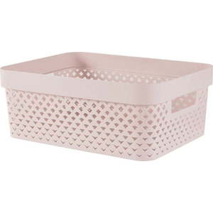 Světle růžový plastový úložný box 36x27x14 cm Pure – Curver obraz