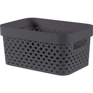 Tmavě šedý plastový úložný box 26x17, 5x12 cm Pure – Curver obraz