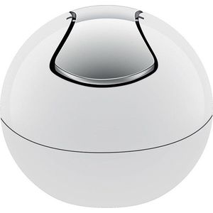 Bílý plastový odpadkový koš 1 l Bowl – Spirella obraz