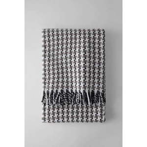 Bílá/šedá deka s příměsí bavlny 140x180 cm Pearls – Euromant obraz
