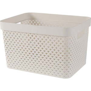 Béžový plastový úložný box 35, 5x26x22 cm Pure – Curver obraz