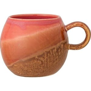 Oranžový hrnek z kameniny 280 ml Paula – Bloomingville obraz