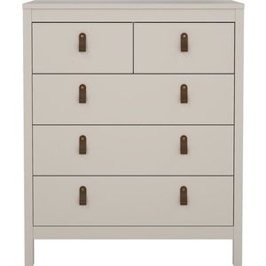 Šedobéžová komoda 82x99x38 cm Madrid – Tvilum obraz