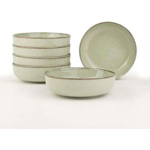 Světle zelené porcelánové misky v sadě 6 ks 75 ml – Hermia obraz