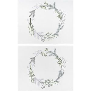 Látková prostírání v sadě 2 ks 35x45 cm Christmas Twigs – Butter Kings obraz