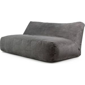 Tmavě šedý manšestrový sedací vak Sofa Tube 190 – SLOWDOWN obraz