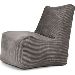 Tmavě šedý manšestrový sedací vak Seat Lounge – SLOWDOWN obraz