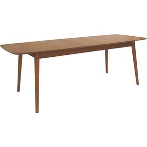 Rozkládací jídelní stůl s přídavnou deskou v dekoru ořechu 90x180 cm Montreux – Actona obraz