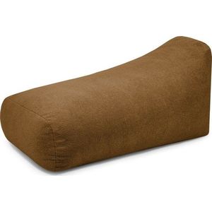 Hnědý sedací vak z textilie bouclé Snug Long 140 – SLOWDOWN obraz