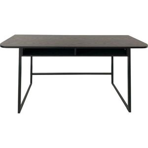 Černý konzolový stolek v dekoru jasanu 40x140 cm Darlington – Actona obraz