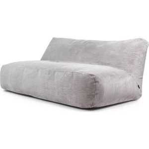Světle šedý manšestrový sedací vak Sofa Tube 190 – SLOWDOWN obraz