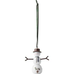 Porcelánová ručně malovaná vánoční ozdoba ø 4 cm Hammershøi Snowman – Kähler Design obraz