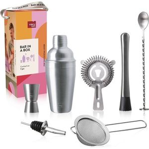 Nerezový set na přípravu koktejlů Bar in Box – VacuVin obraz