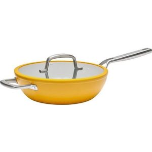 Wok pánev s poklicí/s keramickým povrchem ø 28 cm Meda 3.0 – FABINI obraz