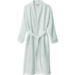 Mušelínový župan v mentolové barvě velikost S/M Kimono – Foutastic obraz
